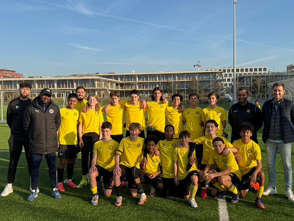 Photo d’équipe des M15 GEF Meyrin FC 