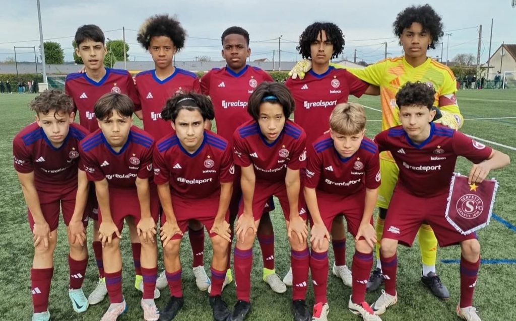 Équipe Servette FC au Tournoi de Sens 2025